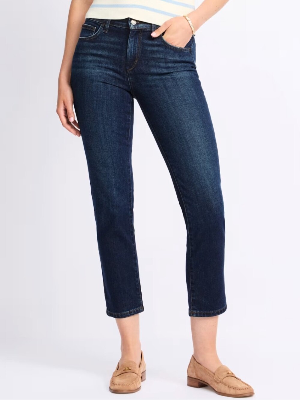 Joe's Jean Straight Ankle Mid Rise Stretch Jean Sz 39